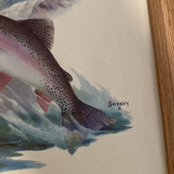 VTG 2 Sweney 70s 3D Prints. Framed Art. 18”x16.5”. Molded Plastic Print. - Picture 10 of 16